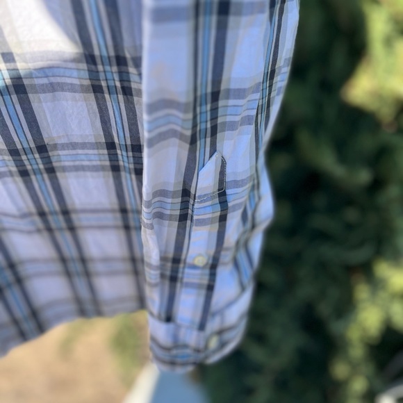 Mens XXL/TTG AMERICAN EAGLE 🦅 OUTFITTERS LONG SLEEVED BUTTON UP SHIRT LIKE NEW - Picture 4 of 7